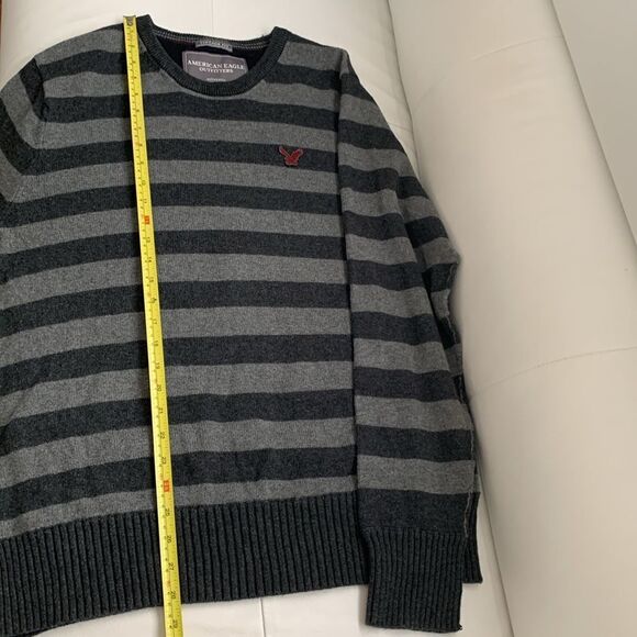 American Eagle VTG Fit Outfitters Wool Bland Men's Striped Sweater Size XL - Picture 10 of 10